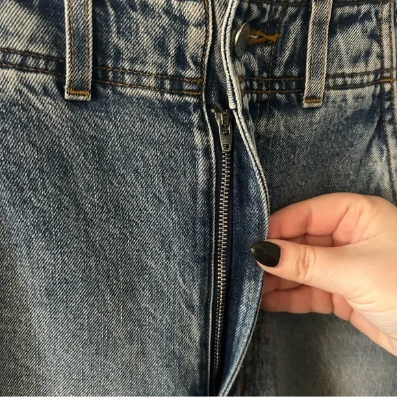 New Apiece Apart Meridian Jeans Austin Wash Barrel - Picture 3 of 6